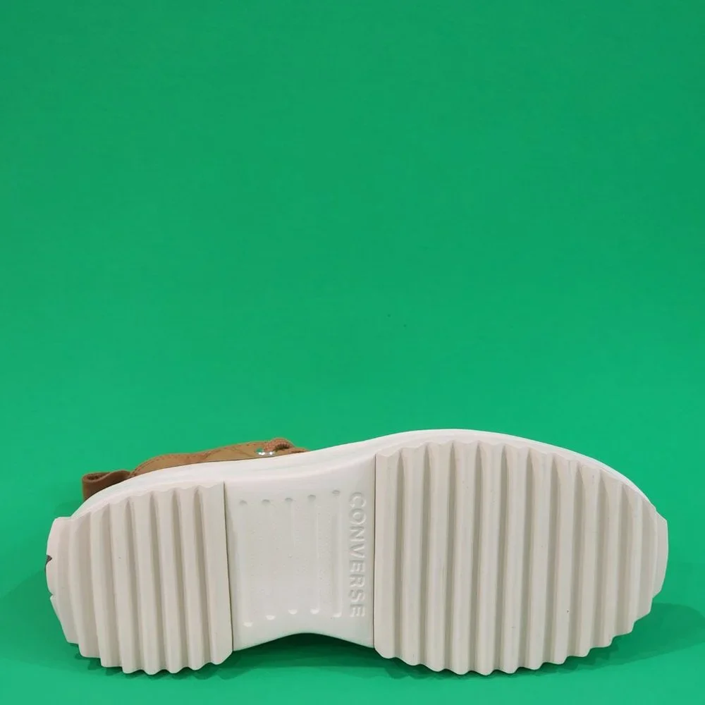 Converse Run Star Hike Hi Wheat Nubuck Leather Platform Sneakers 171666C NWT - Picture 4 of 6